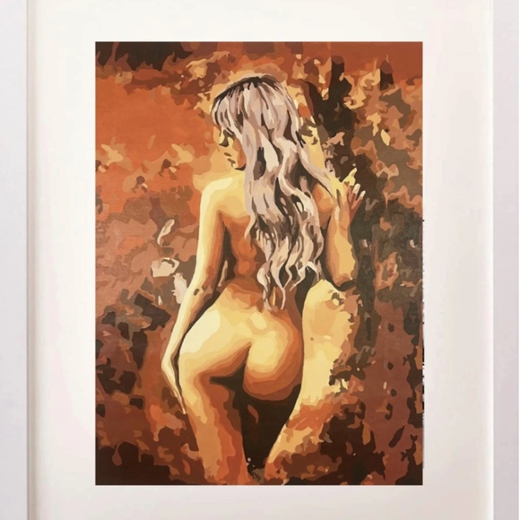 Unframed 16x20 One Last Glance Acrylic Painting 2023 - Picture 4 of 4